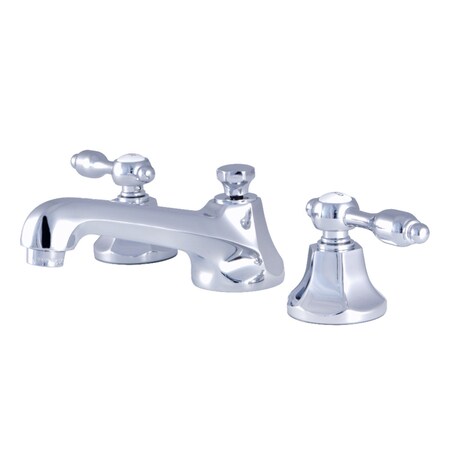 Kingston Brass KS4461TAL Tudor 8" Widespread Bathroom Faucet, Polished Chrome KS4461TAL
